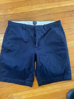 J. Crew Navy Cotton Chino Shorts
